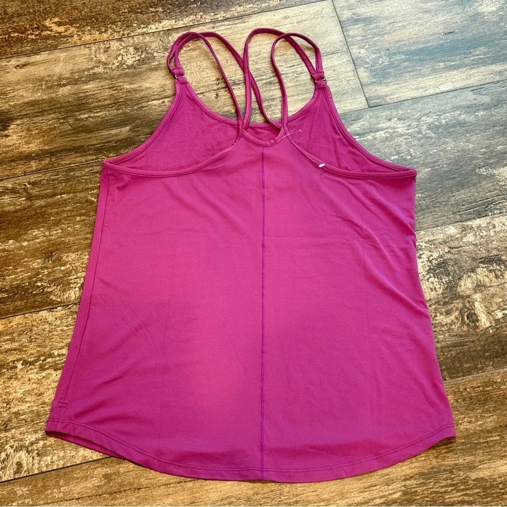 Nike Dri-FIT One Luxe Slim Fit Tank Top 'Viotech' Purple Medium DD4931-503 NEW - Picture 9 of 13